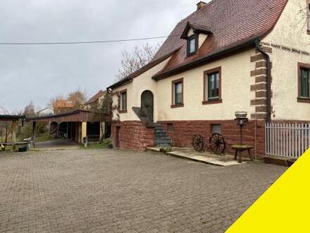 Ehemaliger Bauernhof im Steigerwald zu verkaufen