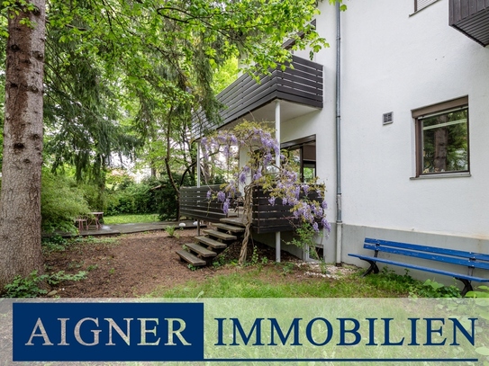 AIGNER - Charmante 3-Zimmer-Wohnung mit großem Garten im ehemaligen Forsthaus in Obermenzing