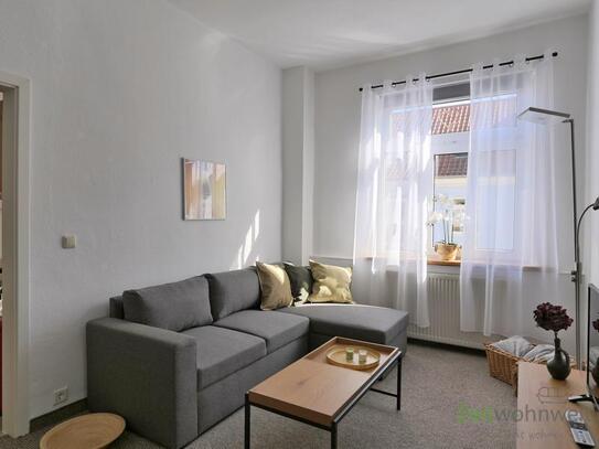 (EF0721_M) Arnstadt: Arnstadt: neu renovierte möblierte Wohnung, Garten am Haus, WLAN und PKW-Stellplatz inkl.