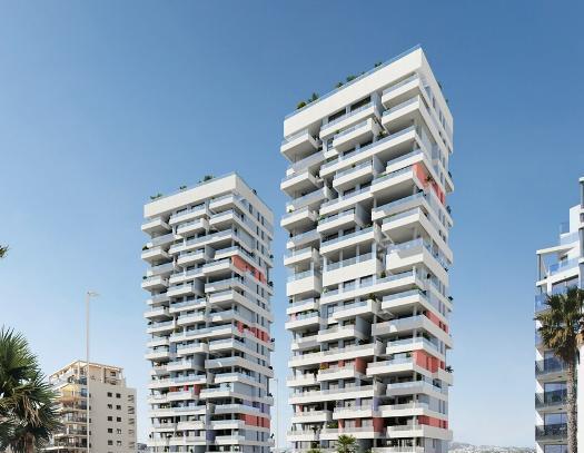 CALPE - Neubau Appartement mit 2 Schlafzimmern - Blick auf das Meeer und die Salinen