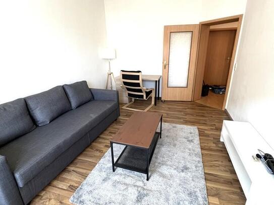 Möbliert/Furnished 2-Zimmer Wohnung mit Balkon in Leipzig 4 Personen