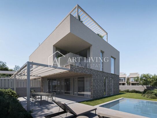 ISTRIEN, NOVIGRAD - UMGEBUNG - Luxuriöses Apartment mit bezaubernder Dachterrasse, nur 300 m vom Meer entfernt