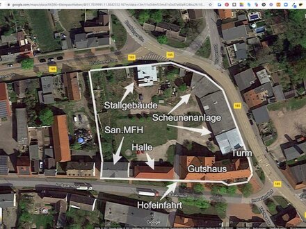 Denkmalgeschützter ehemaliger Gutshof auf ca. 8.400 qm Dreifrontengrdst. Nh.Köthen