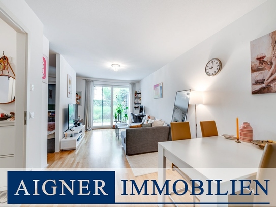 AIGNER - Moderne, möblierte 1,5# Erdgeschosswohnung mit Südterrasse und optimaler Anbindung