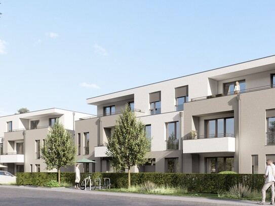 Neue 86qm Wohnung mit Tiefgarage direkt am Stadtpark