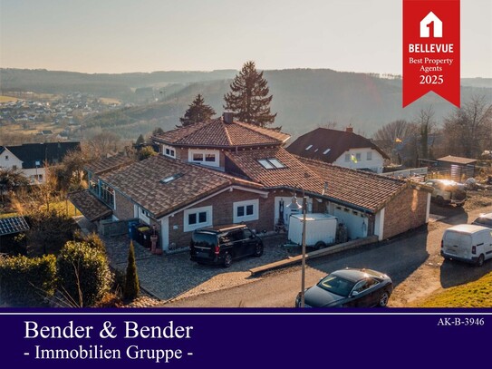 Exklusives Wohnerlebnis: Traumhaftes Einfamilienhaus mit zwei Einliegerwohnungen, Weitblick & Baupotenzial!