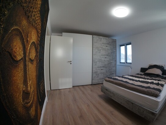 East meets West - Buddha Chalet in Riedlhütte mit Blick auf den Nationalpark Bayrischer Wald