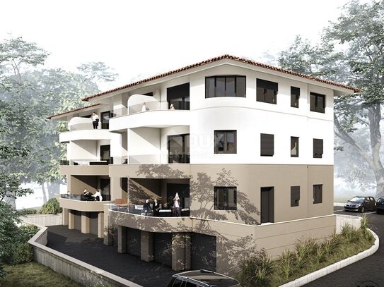 OPATIJA, IČIĆI – Apartment mit einem Schlafzimmer, Terrasse und Meerblick in der Nähe des Strandes und von Opatija