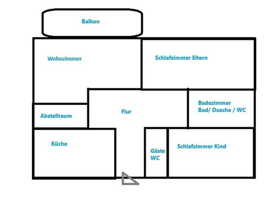 3,5 Zimmer Wohnung zu vermieten