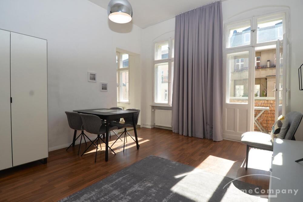 Helle 1-Zi. Wohnung in Friedrichshain,möbliert, Balkon - Foto 1