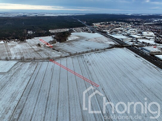 Kleine Ackerfläche (ca. 0,6 ha) am Hermsdorfer Kreuz