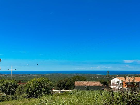 Baugrundstück mit OFFENEM MEERBLICK zu verkaufen, Kaštelir