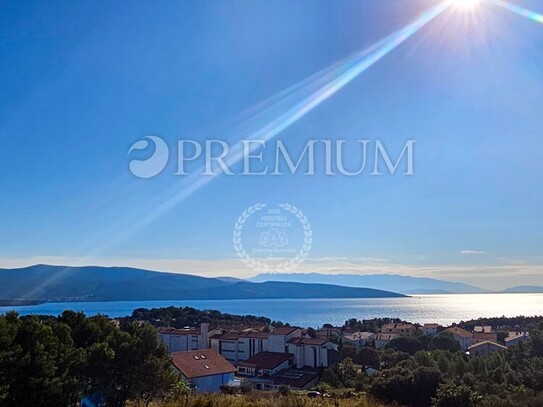 Stadt Krk, luxuriöses Penthouse mit Panoramablick auf das Meer!