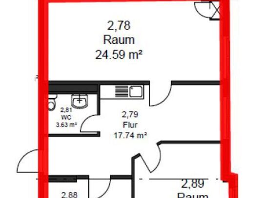 13_VB3560b Provisionsfreie, barrierefreie Büro- oder Praxisflächen in zentraler Lage / Regensburg - Zentrum