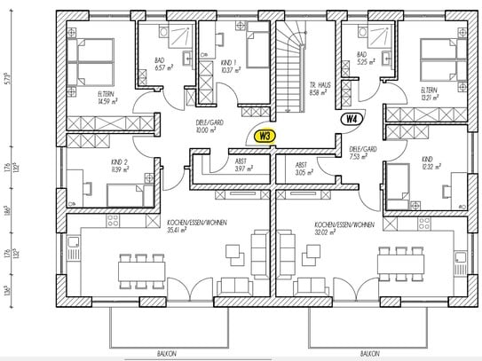 Erstbezug: Attraktive 4-Raum-Wohnung in Cham - KFW40 Standard - (W3)