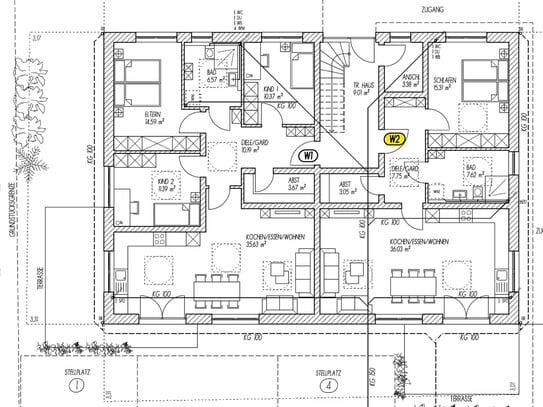 Erstbezug: Attraktive 2-Zimmer-Wohnung in Cham - KFW 40 Standard - (W2)