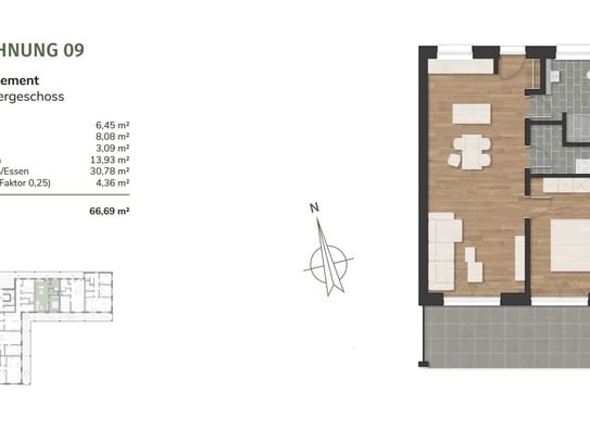 Wohnen am Urwald - 17 moderne Eigentumswohnungen in Neuenburg - Wohnung 9