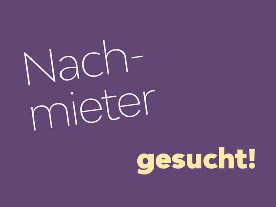 Nachmieter für charmante 2-Raumwohnung mit Wohnberechtigungsschein gesucht