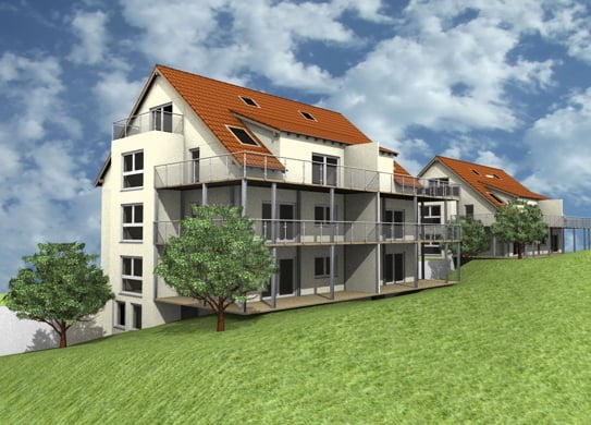 ** Großzügige 4-Zimmerwohnung - mit Aufzug und großem Sonnenbalkon -im Bau**