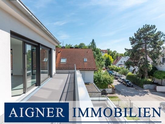 AIGNER - Penthouse in Architektenhaus: Erstbezug mit Grünblick und Traum-Terrasse