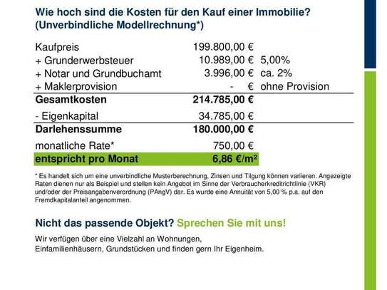 Günstiger als Mieten: Bezugsfreies Reihenhaus 5 Zi, mit Keller, Stellplatz und Grundstück