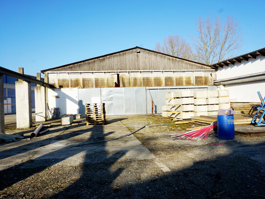 Gewerbehalle mit Freiflächen in Felsberg zur Vermietung!