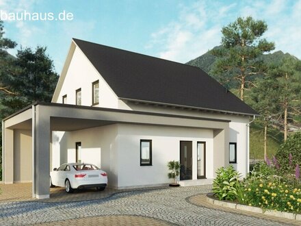 Einfamilienhaus mit WP und PV Anlage, Speicher und inkl. Baugrundstück