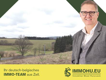 Fully developed building plot in a quiet cul-de-sac with a south-eastern hillside location in Hennweiler