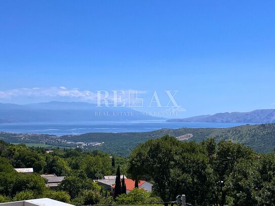 Bribir - eine schöne Wohnung mit Panoramablick auf das Meer, Terrasse und Parkplatz