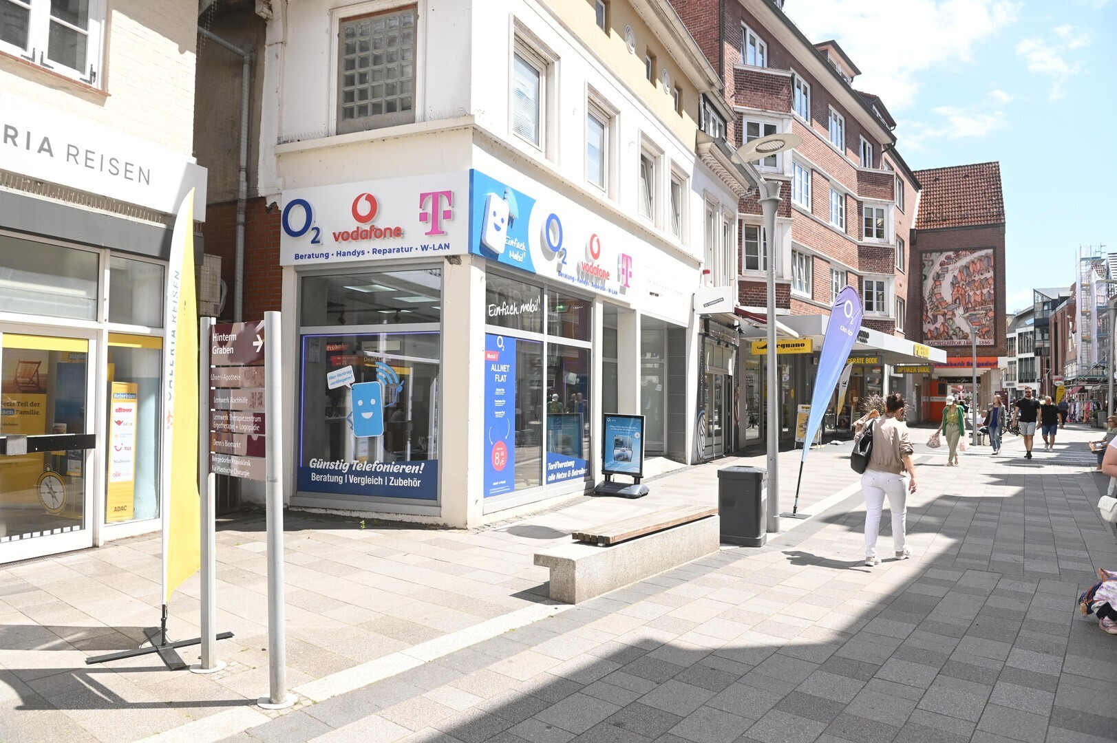 Geschäftshaus Fußgängerzone - vollständig vermietet mit langfristigen Verträgen