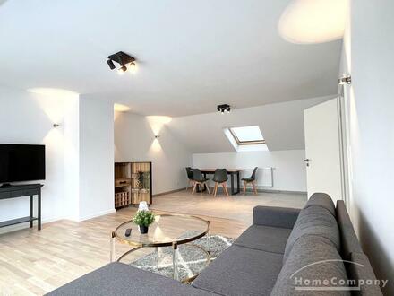 Modern möblierte 4-Zimmer-Wohnung mit großer Loggia in Olching