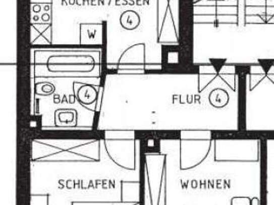 Vermietete 2-Zimmerwohnung in guter Lage!