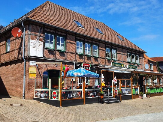 Gästehaus mit elf Ferienapartments, zwei Gastronomieeinheiten und Baugrundstück inklusive