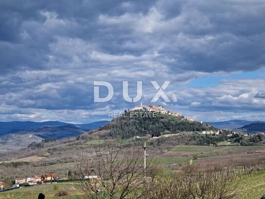 ISTRIEN, MOTOVUN - Grundstück mit beeindruckender Aussicht