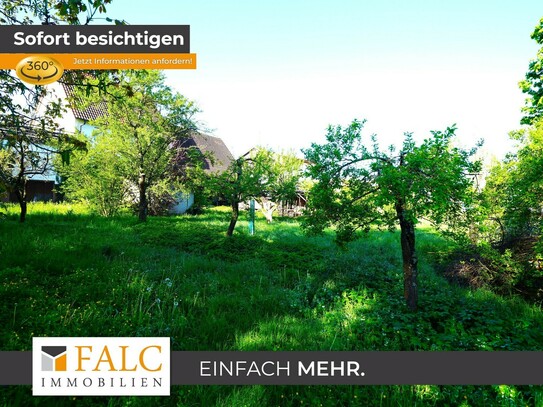 *BAUPLATZ* XXL-Grundstück zum Bebauen in idyllischer Lage in Obersulm! - FALC Immobilien Heilbronn