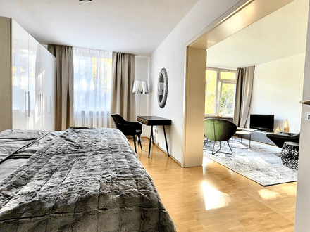 Stilvolle, sanierte 3-Zimmer-Hochparterre-Wohnung in der Nymphenburgerstraße
