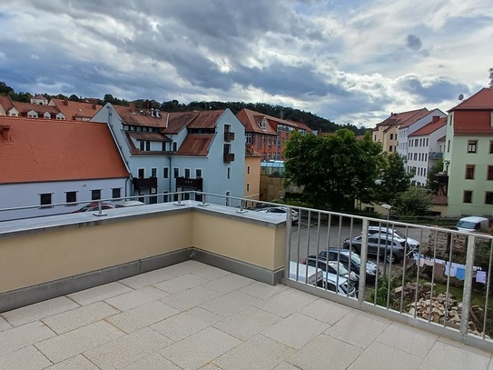 Behindertengerechte 2 Zimmer-Wohnung mit Terrasse, Erstbezug, EG, Meißen Altstadt