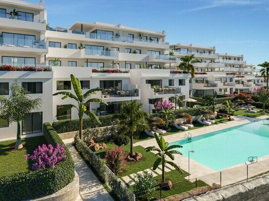 NEUBAU Golf-Apartments und Penthouses nahe Estepona mit Meerblick