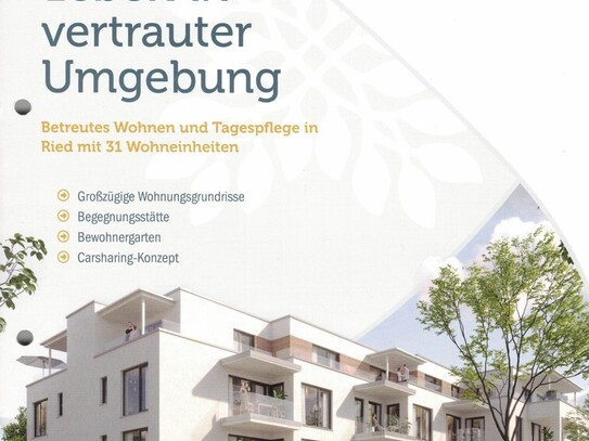 Betreutes Wohnen - 2-Zimmer Wohnung - Erstbezug