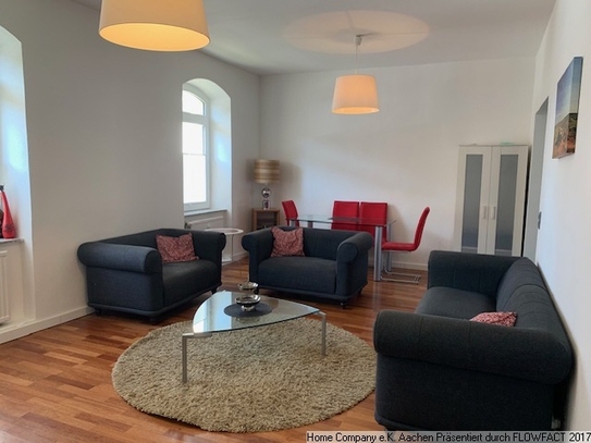 Würselen: Sehr ansprechend möbl., ruhige 4 Zi-Whng. mit 2 Balk., all inclusive, Garage anmietb.