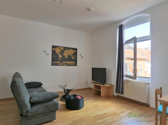 (EF1262_M) Erfurt: Löbervorstadt, neu möblierte 2,5-Zimmer-Wohnung mit Balkon und PKW-Stellplatz