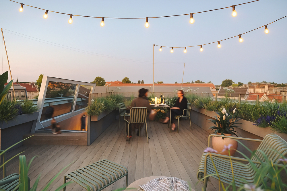 5-Zi Penthouse Apartment am Prenzlauer Berg mit großzügigen Terrasse