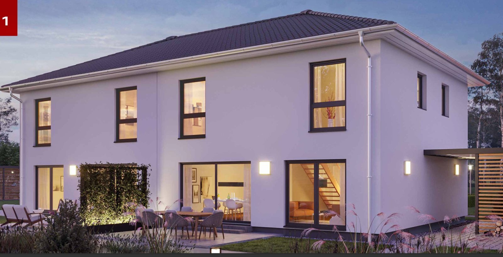 Wohnen im Grünen ==== Doppelhaushälfte