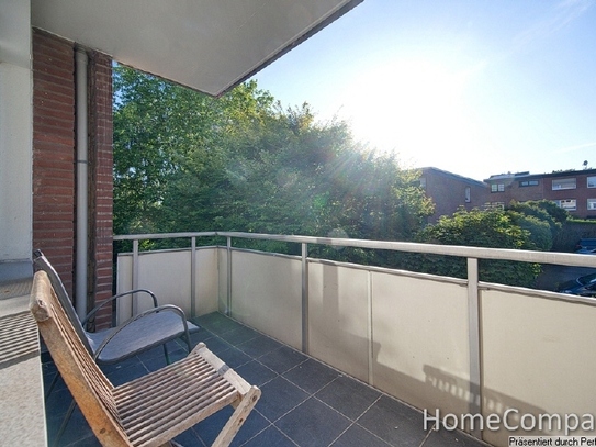Apartment with balcony and wi-fi, in a very well-maintained residential complex in Düsseldorf’s Unterbach district