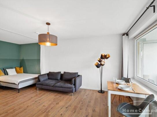 Modern möbliertes 1-Zimmer-Apartment mit Balkon