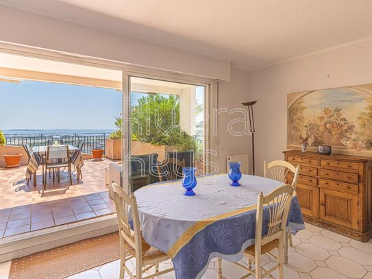 MANDELIEU: 3-bed with terrace and sea view, Domaine de Bellevue