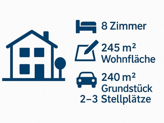 Freistehendes Wohnhaus mit vielseitiger Nutzung