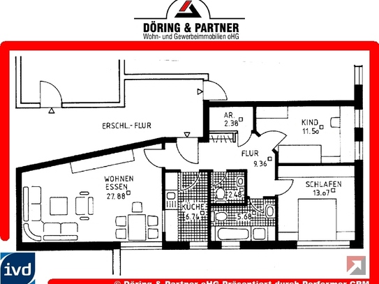 Moderne 3-Raum-Wohnung mit Aufzug in Gera-Debschwitz !