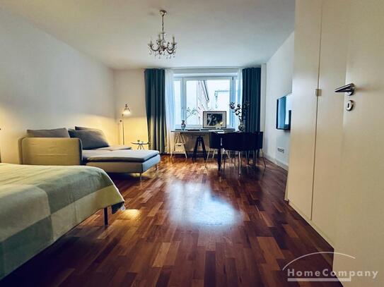 Sehr helles, gemütlich möbliertes 1-Zimmer-Apartment in der Theresienstraße