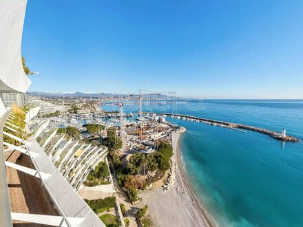 4p vue mer époustouflante, terrasse, Marina Baie des Anges, Villeneuve-Loubet